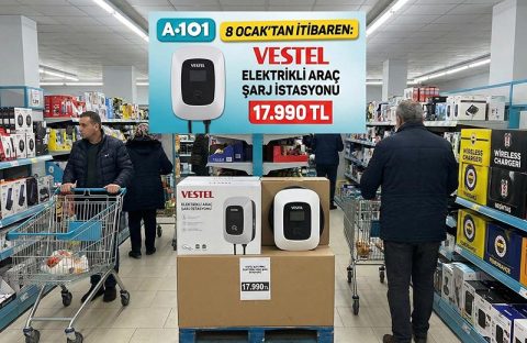 A101’den Sürpriz Hamle: Elektrikli Araç Şarj İstasyonu Satışta