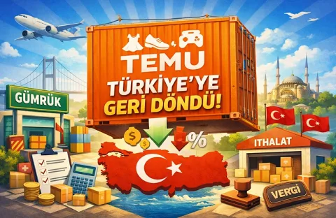 Temu Türkiye’ye Geri Döndü: Yeni Gümrük ve İthalat Modeli Nasıl İşliyor?
