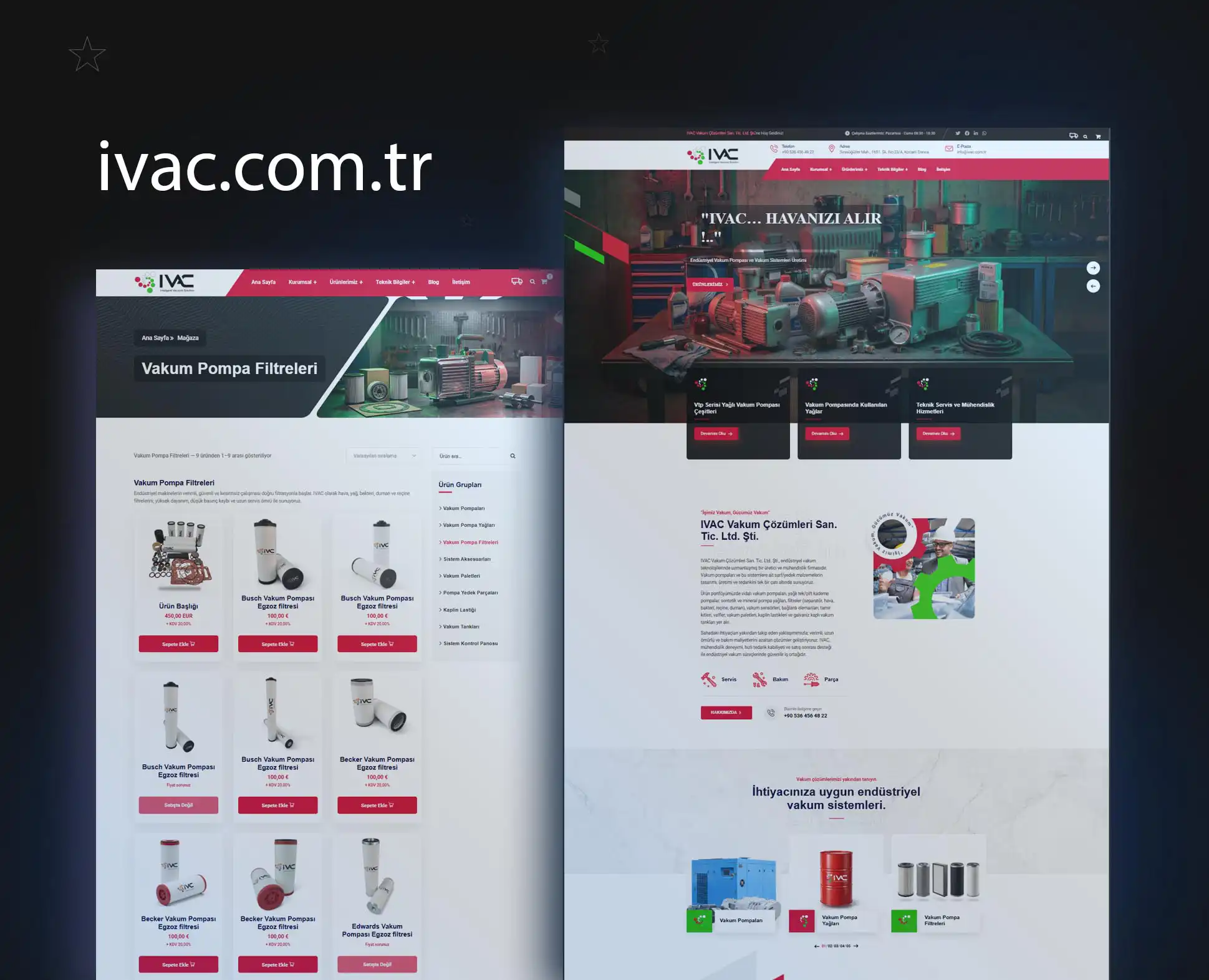 IVAC Kurumsal Web Sitesi