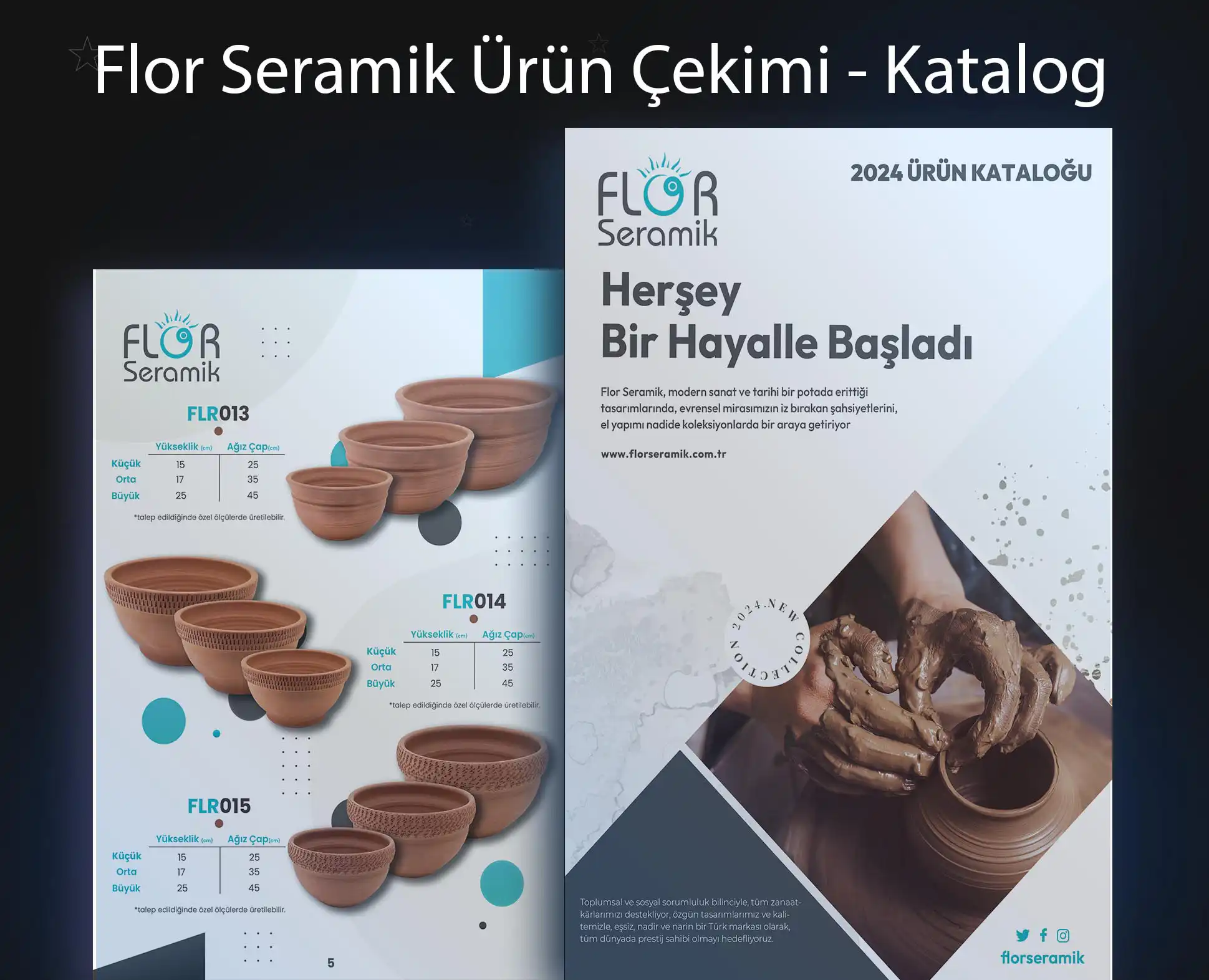 Flor Seramik Ürün Çekimi - Katalog